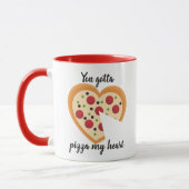 Niedlich You Gotta Pizza Me Herzenpuppe Tasse (Links)