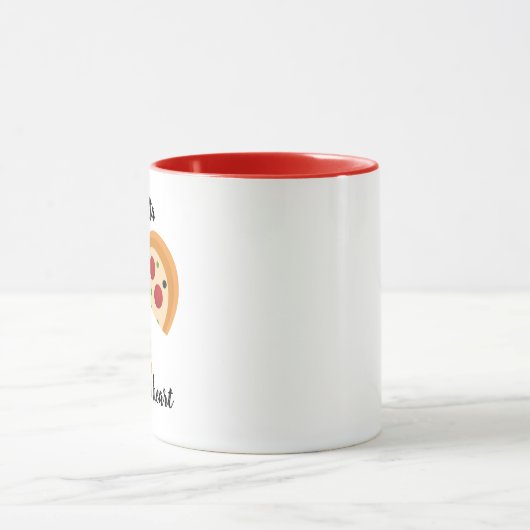 Niedlich You Gotta Pizza Me Herzenpuppe Tasse (Zentrum)