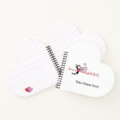 Niedlich Young Girl's Volleyball Notebook Notizblock (Innenseite)