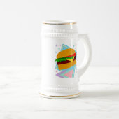 Niedlich Yummy Burger Bierglas (VorderseiteRechts)