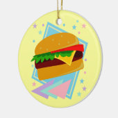 Niedlich Yummy Burger Keramik Ornament (Links)