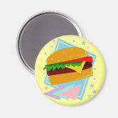Niedlich Yummy Burger Magnet (Vorderseite/Rückseite)