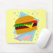 Niedlich Yummy Burger Mousepad (Mit Mouse)