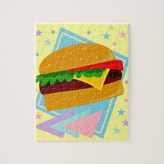 Niedlich Yummy Burger Puzzle (Vertikal)