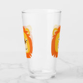 Niedlich Yummy Cartoon Lion Glas (Links)