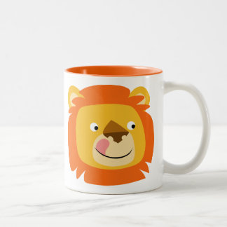 Niedlich Yummy Cartoon Lion Zweifarbige Tasse