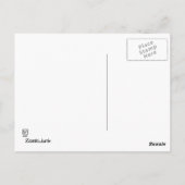 Niedlich Yuri Gagarin Postkarte (Rückseite)