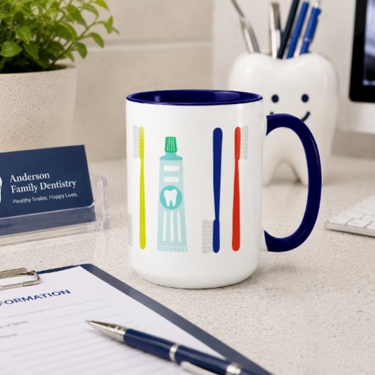 Niedlich Zahnbürste Tasse