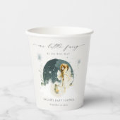 Niedlich zauberhafte Märchendusche auf dem Weg Pappbecher (Vorderseite)