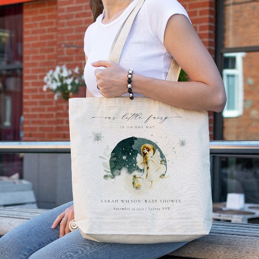 Niedlich zauberhafte Märchendusche auf dem Weg Tragetasche