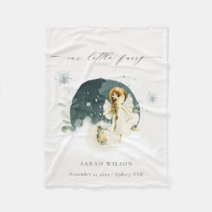 Niedlich Zauberhafter kleiner Gartenschnee Fleecedecke