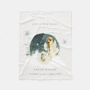 Niedlich Zauberhafter kleiner Gartenschnee Fleecedecke