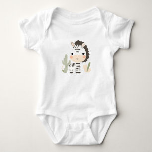Niedlich Zebra Baby Jersey Bodysuit Strampler