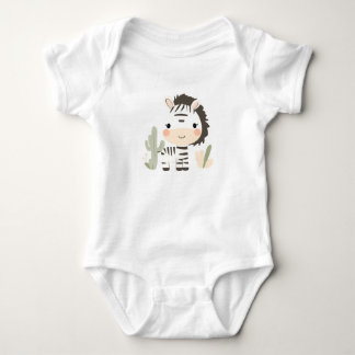 Niedlich Zebra Baby Jersey Bodysuit Strampler