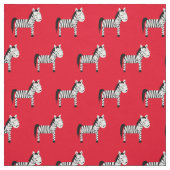 Niedlich Zebra Kid Baby Kinderzimmer Red Stoff (Muster)