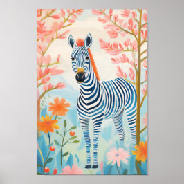 Niedlich Zebra Poster