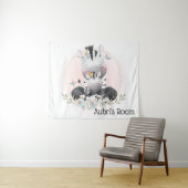 Niedlich Zebra Wandteppich (Beispiel (Horizontal))