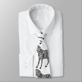 Niedlich Zebra Wildtier Krawatte (Gebunden)
