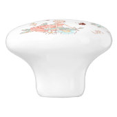 Niedlich Zen Yoga Medizin Lotus Namaste Pastel Keramikknauf (Seitenansicht)