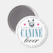 Niedlich zertifizierte Canine Lover Samoyed Magnet (Vorderseite/Rückseite)