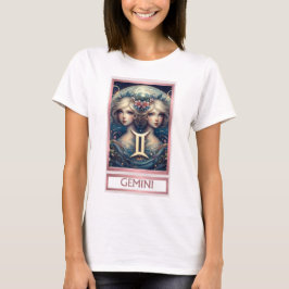 Niedlich Zodiac Gemini T-Shirt