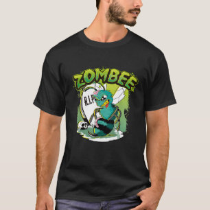 Niedlich Zombee Zombie Bee Keeper Halloween Gruppe T-Shirt
