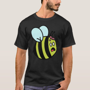 Niedlich Zombie Bee Zombee Halloween Graphic Sarca T-Shirt