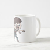 Niedlich Zombie Boy Kaffeetasse (VorderseiteRechts)