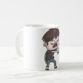 Niedlich Zombie Boy Kaffeetasse (Vorderseite Links)