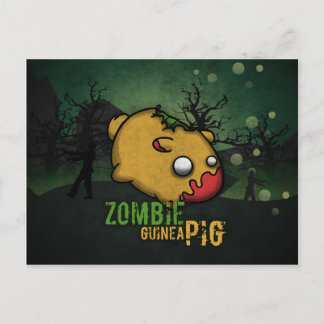Niedlich Zombie Guinea Pig Postkarte