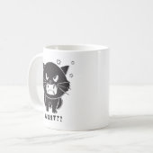 Niedlich zornige Katze, die was hasst. Kaffeetasse (Vorderseite Links)