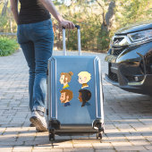 Niedlich zu einer Kiste Aufkleber (Koffer Insitu)