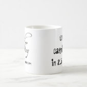 Niedlich zu Fleisch fressendem in 2,5 Sekunden! Kaffeetasse (Mittel)