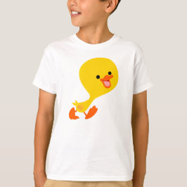 Niedlich zu Fuß Cartoon Duckling Children T - Shir T-Shirt