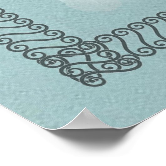 Niedlich zu meinem besten Freund Geschenk Happy Va Poster (Ecke)