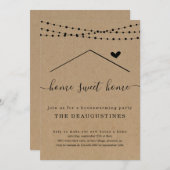 Niedlich Zuhause Sweet Zuhause Housewärming Party  Einladung (Vorne/Hinten)