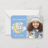 NIEDLICH ZUM Foto DES MONDES UND DER KINDER Mitteilungskarte (Vorderseite)