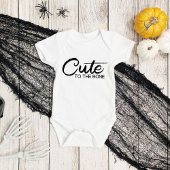 Niedlich zum Knochen Baby Strampler