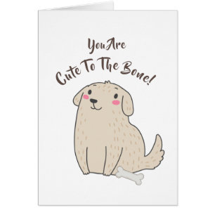 "Niedlich zum Knochen" Haustier-Welpen-Hund