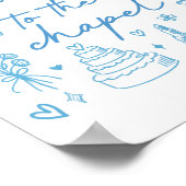 Niedlich zur Kapellbrücke Verlobt Bachelorett Poster (Ecke)