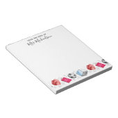 Niedlich zurück zum Schulmaterial Lehrer Notepad Notizblock (angewinkelt)