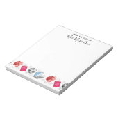 Niedlich zurück zum Schulmaterial Lehrer Notepad Notizblock (Rotiert)