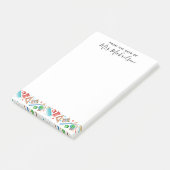 Niedlich zurück zur Globe-Lehrerin Post-it Klebezettel (angewinkelt)