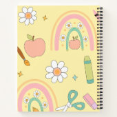 Niedlich zurück zur Schulart | Schulbedarf Notizblock (Rückseite)