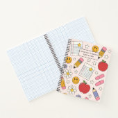 Niedlich zurück zur Schulart | Schulbedarf Notizblock (Innenseite)