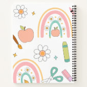 Niedlich zurück zur Schulart | Schulbedarf Notizblock (Rückseite)