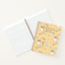 Niedlich zurück zur Schulart | Schulbedarf Notizblock