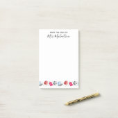 Niedlich zurück zur Schulversorgung Lehrer Post-it Klebezettel (Auf Schreibtisch)