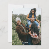 Niedlich zwei Fotos Frohe Weihnachten Red Custom T (Rückseite)