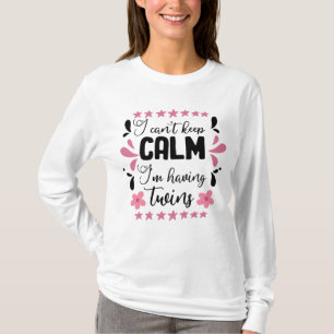 Niedlich, Zwillinge zu haben, die Frühschwangersch T-Shirt